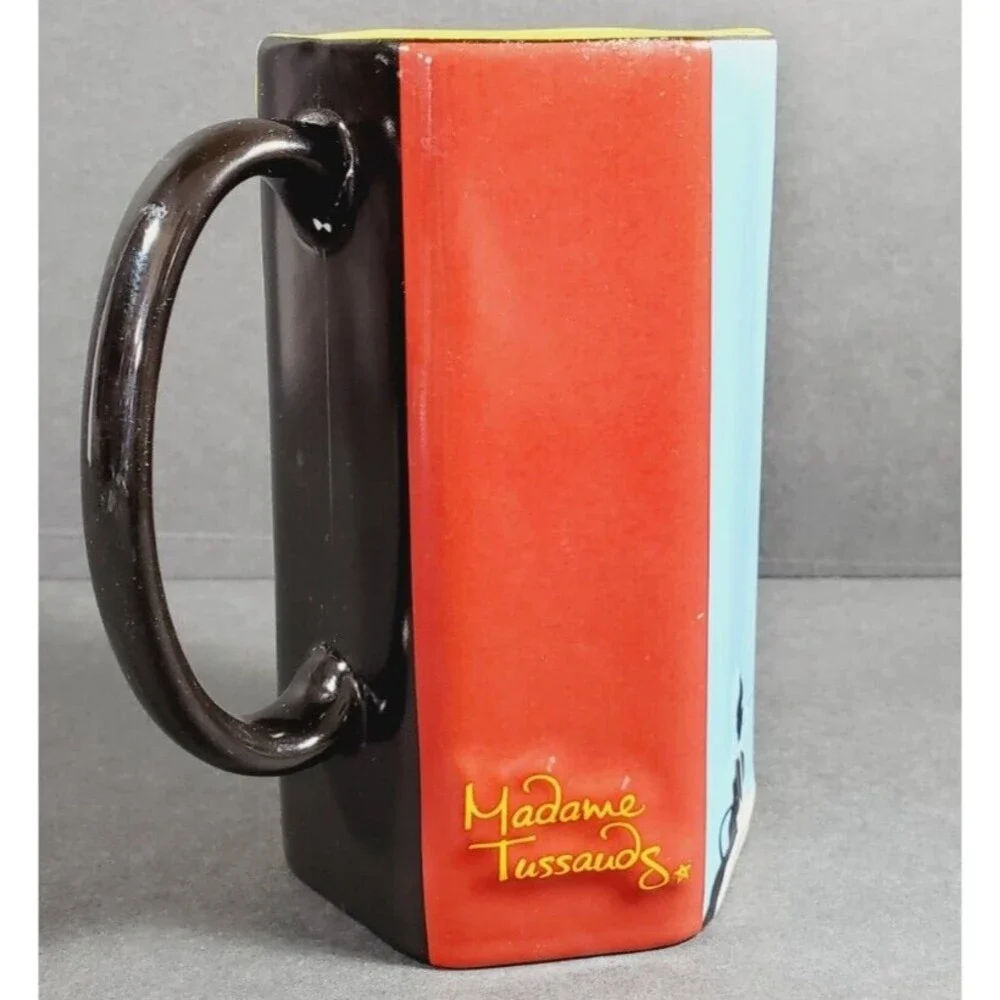 Madame Tussaud's Wax Museum Embossed Colorblocked Hexagon Coffee Mug 2010